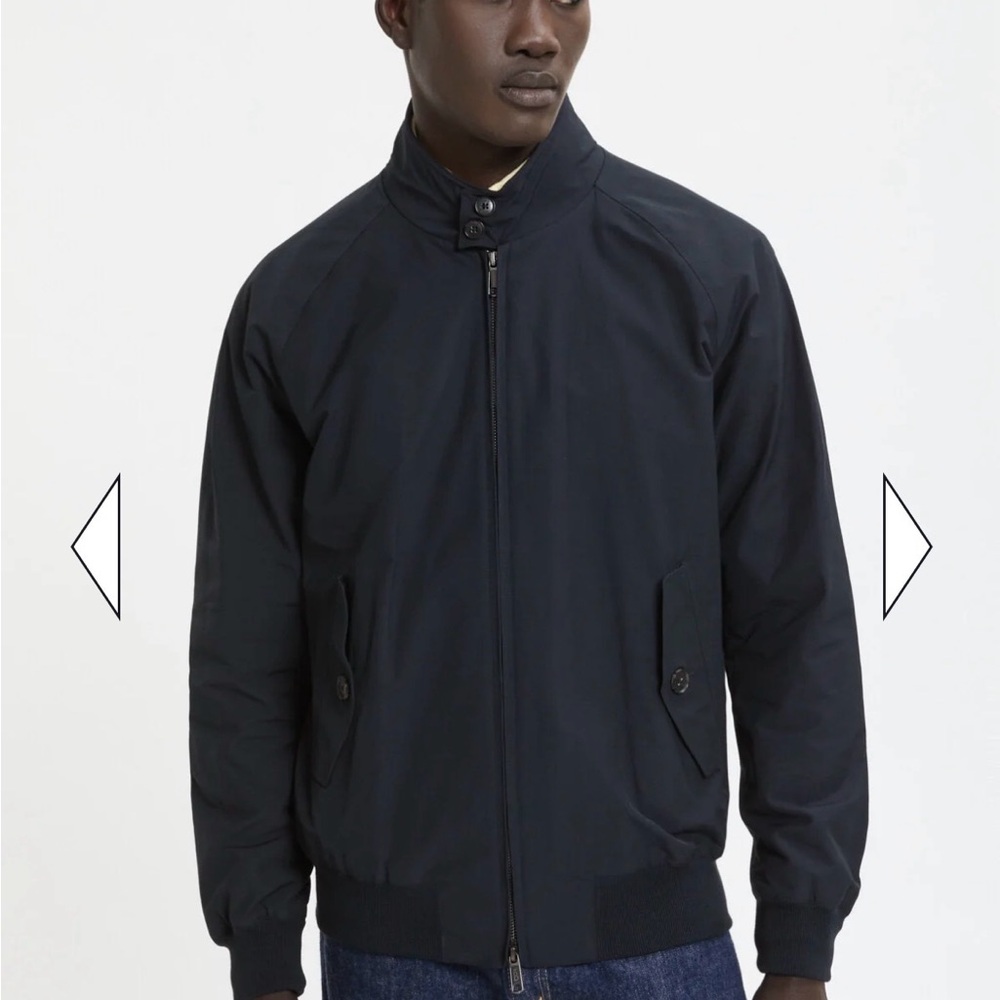 Baracuta G9 Harrington Jacket Navy Size 44